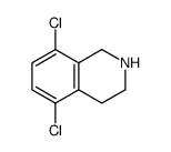 5,8-二氯-1,2,3,4-四氢异喹啉 结构式