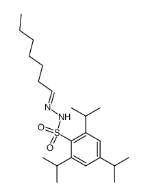 2,4,6-三异丙基苯磺酸 2-庚亚甲基酰肼 结构式