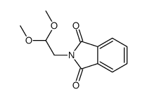 2-(2,2-二甲氧基乙基)异吲哚啉-1,3-二酮 结构式
