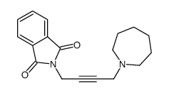 1H-Isoindole-1,3(2H)-dione, 2-[4-(hexahydro-1H-azepin-1-yl)-2-butyn-1-yl]- 结构式