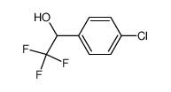 (+/-)-2,2,2-TRIFLUORO-1-(4-CHLOROPHENYL)ETHANOL 结构式