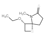3-乙氧基-5-甲基-1-硫杂-5-氮杂螺[3.4]辛烷-6-硫酮-顺式-(9CI) 结构式