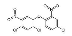 Benzene, 1,5-dichloro-2-(4-chloro-2-nitrophenoxy)-4-nitro- 结构式