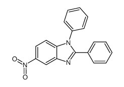 5-硝基-1,2-二苯基-1H-苯并咪唑 结构式