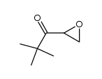 1-Propanone, 2,2-dimethyl-1-(2-oxiranyl)- 结构式