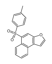 5-(对甲苯磺酰基)萘并[2,1-b]呋喃 结构式