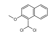 1-(二氯甲基)-2-甲氧基萘 结构式