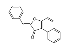 2-苯亚甲基萘并[2,1-b]呋喃-1(2H)-酮 结构式