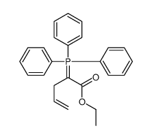 4-Pentenoic acid, 2-(triphenylphosphoranylidene)-, ethyl ester 结构式
