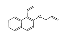 1-乙烯基-2-(2-丙烯-1-基氧基)萘 结构式