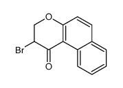 2-溴-2,3-二氢-1H-萘并[2,1-b]吡喃-1-酮 结构式