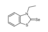2(3H)-Benzothiazoleselone, 3-ethyl- 结构式