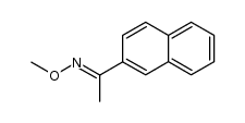 1-(2-萘基)乙酮 O-甲基肟 结构式