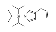 1H-Pyrrole, 3-(2-propen-1-yl)-1-[tris(1-methylethyl)silyl]- 结构式