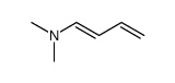 (1E)-N,N-二甲基-1,3-丁二烯-1-胺 结构式