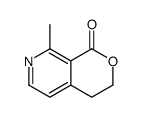 1H-Pyrano[3,4-c]pyridin-1-one, 3,4-dihydro-8-methyl- 结构式