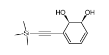 3,5-Cyclohexadiene-1,2-diol, 3-[2-(trimethylsilyl)ethynyl]-, (1S,2R)- 结构式