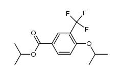 isopropyl 4-isopropoxy-3-(trifluoromethyl)benzoate 结构式