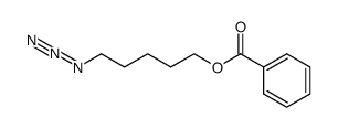 5-叠氮基-1-戊醇-1-苯甲酸酯 结构式