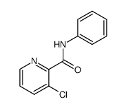 3-氯-N-苯基-2-吡啶甲酰胺 结构式