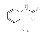 苯基二硫代氨基甲酸铵 结构式