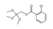 Benzoic acid, 4-fluoro-, (triethoxysilyl)methyl ester 结构式