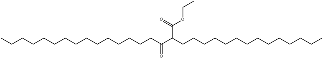 3-氧代-2-十四烷基十八酸乙酯 结构式