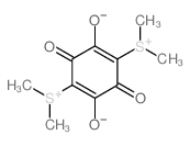 Sulfonium, S,S'-(2,5-dihydroxy-3,6-dioxo-1,4-cyclohexadiene-1,4-diyl)bis[S,S-dimethyl-, bis(inner salt) 结构式
