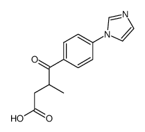 4-(1H-咪唑-1-基)-β-甲基-γ-氧代苯丁酸 结构式