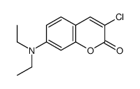 3-氯-7-二乙氨基香豆素 结构式