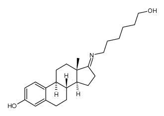 Estra-1,3,5(10)-trien-3-ol, 17-[(6-hydroxyhexyl)imino]- (9CI) 结构式