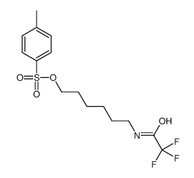 Acetamide, 2,2,2-trifluoro-N-[6-[[(4-methylphenyl)sulfonyl]oxy]hexyl]- 结构式