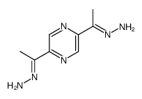 1,1'-(2,5-吡嗪二基)二乙酮二腙 结构式