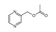 2-吡嗪甲醇乙酸酯 结构式