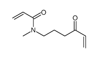 2-Propenamide, N-methyl-N-(4-oxo-5-hexen-1-yl)- 结构式
