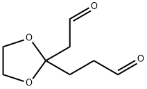 2-(2-氧代乙基)-1,3-二氧戊环-2-丙醛 结构式
