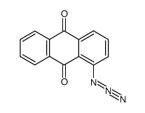 1-叠氮基-9,10-蒽二酮 结构式