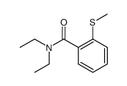 N,N-二乙基-2-(甲硫基)苯甲酰胺 结构式