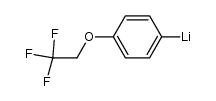 Lithium, [4-(2,2,2-trifluoroethoxy)phenyl]- 结构式