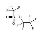 Methanesulfonic acid, trifluoro-, pentafluoroethyl ester 结构式