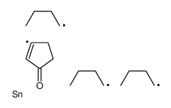 3-(三丁基锡基)-2-环戊烯-1-酮 结构式