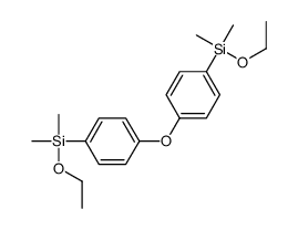 Silane, (oxydi-4,1-phenylene)bis[ethoxydimethyl- (9CI) 结构式