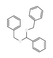 Benzene,1,1'-[(phenylmethylene)bis(thiomethylene)]bis- 结构式