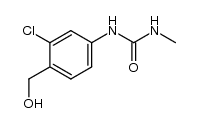 N-[3-氯-4-(羟甲基)苯基]-N'-甲基脲 结构式
