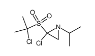 Aziridine, 2-chloro-2-[(1-chloro-1-methylethyl)sulfonyl]-1-(1-methylethyl)- 结构式