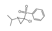 Aziridine, 2-chloro-1-(1-methylethyl)-2-(phenylsulfonyl)- 结构式