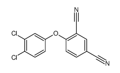 4-(3,4-二氯苯氧基)-1,3-苯二甲腈 结构式