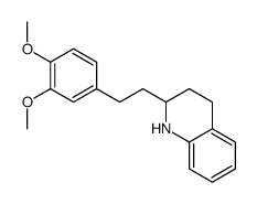 2-[2-(3,4-二甲氧基苯基)乙基]-1,2,3,4-四氢喹啉 结构式