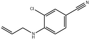 3-氯-4-(烯丙基氨基)苯甲腈 结构式