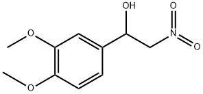 1-(3,4-二甲氧基苯基)-2-硝基乙烷-1-醇 结构式